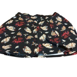 Woman's Size 0 Avatar The Last Airbender Flowy Skater Skirt